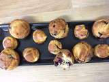 Muffins légers aux myrtilles et amandes sans gluten et sans lactose