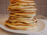 Pancakes à la fleur d’oranger (sans gluten, sans lactose)