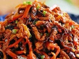 Emincés de porc à la sauce Yuxiang