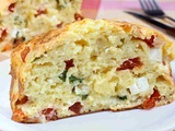 Gâteau au fromage, tomates séchées et basilic – Recette facile