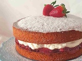 Gâteau éponge Victoria (Victoria Sponge Cake)