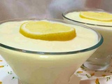 Mousse au citron rapide et facile sans oeufs