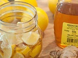 Remède Contre le Rhume et le Mal de Gorge Citron, Miel et Gingembre