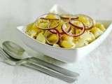 Salade de pommes-de-terre aux oignons rouge et au cumin