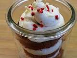 Cupcakes Red Velvet in a Jar – glaçage au mascarpone