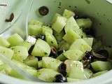 Salade de concombre et olives noires de Jamie Oliver