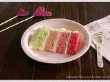 Pink Ombre cake à base de ... gâteau au yaourt