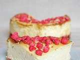 Cheesecake aux pralines roses