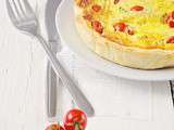 Quiche au fromage et tomates cerises