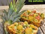 Salade exotique à l'ananas et sa vinaigrette ~ Raconte nous tes salades en Mai