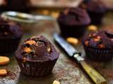 Muffins au chocolat et pépites de Dulcey