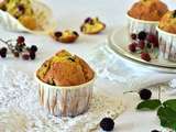 Muffins aux mûres et huiles d’olive