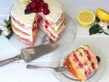 Layer cake citron & framboise