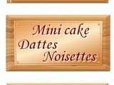 Mini cake dattes / noisettes