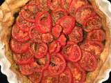 Tarte tomates pesto