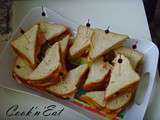 Club sandwich jambon cru mangue mimolette