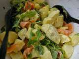Salade de pommes de terre au saumon