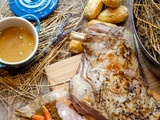 Epaule d'agneau au foin, jus à la lavande