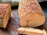 Foie gras mi-cuit au chocolat