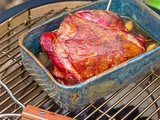 Gigot de 7 heures au Kamado Forest Grill