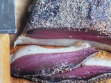 Magret de canard fumé et séché