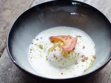 Oeuf parfait, crème de parmesan