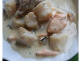 Blanquette de saumon & noix de pétoncle (COOKÉO)