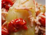 Endives braisées, tomates cerises et jambon (COOKÉO)