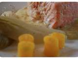 Filet de saumon & sa mousse sauce à la mangue tm ou pas