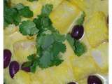 Queue de lotte aux olives sauce curry COOKÉO