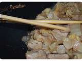 Sauté de porc et de chou au cinq épices (au wok)