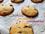 Cookies { orange & cranberries }