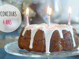 Bundt Cake d’anniversaire + concours