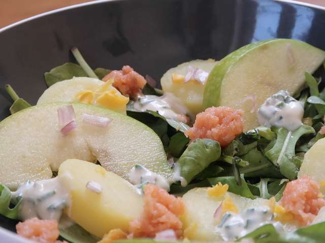 Recettes de Salade de pomme de terre et Saumon