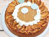 Big Apple Cheesecake – pomme, vanille et caramel {Battle Food #58}