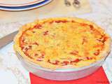 Deep dish – pizza mozarella poivrons