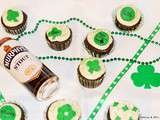 Stout cupcakes, caramel au beurre salé et whiskey {Saint Patrick’s Day}