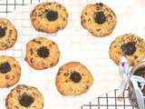 Thumbprint cookies chocolat-noisette et praliné noisette-sésame