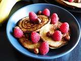 Pancakes healthy à la banane et flocons d’avoine