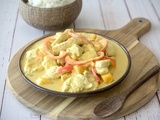 Poulet au Curry Mangue-Coco – Recette délicieuse et facile à réaliser