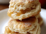 Apple Pie Biscuits Recipe With Cinnamon and Brown Sugar Filling