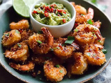 Baked Thai Coconut Shrimp with Fresh Lemongrass Guacamole Recipe