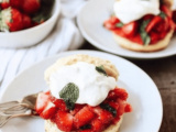 Balsamic Strawberry Ricotta Shortcakes Recipe with Fresh Berry Topping
