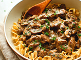Beef Stroganoff Recipe with Creamy Sauce and Tender Beef Strips