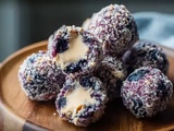 Blueberry Cheesecake Protein Balls No Bake Recipe