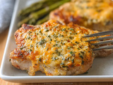 Cheddar Ranch Pork Chops Recipe with Creamy Cheese and Herb Sauce