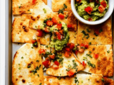 Chicken Sheet Pan Quesadillas: Quick One Pan Mexican Dinner