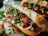 Chopped Italian Sandwich Recipe with Classic Meats and Fresh Veggies