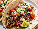 Cilantro Lime Marinated Grilled Chicken Tacos