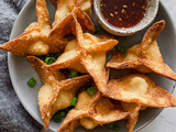 Crab Rangoon Recipe with Cream Cheese Filled Wontons